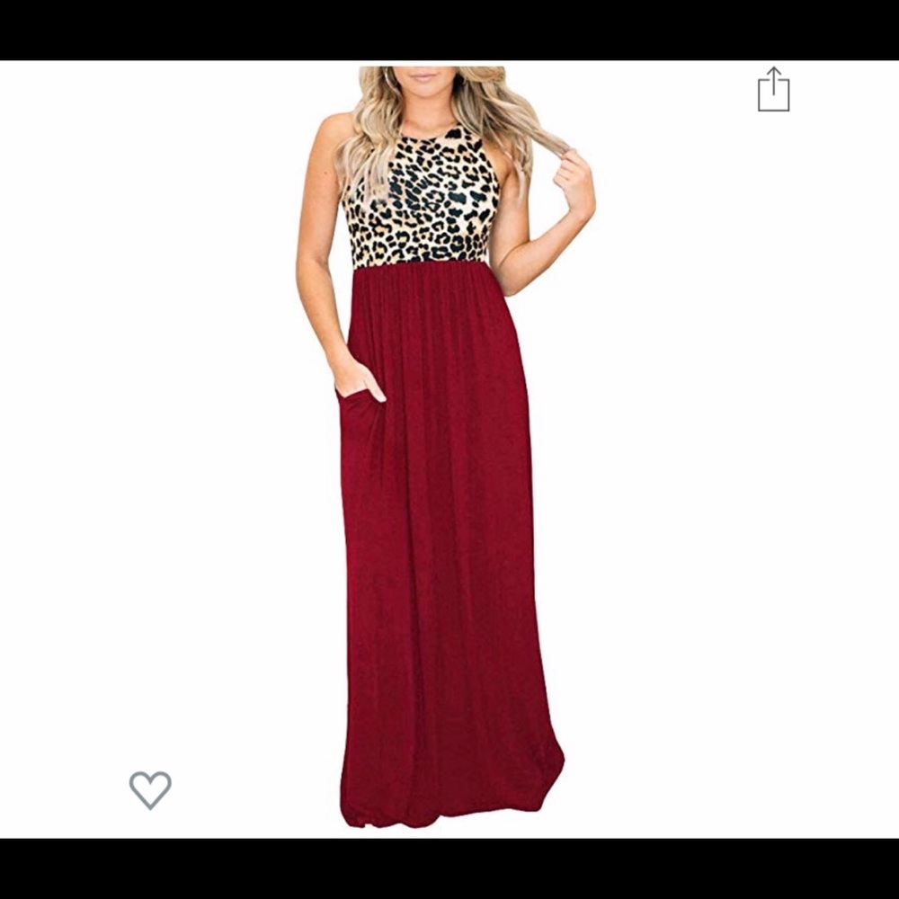 NWOT leopard print maxi *READ*